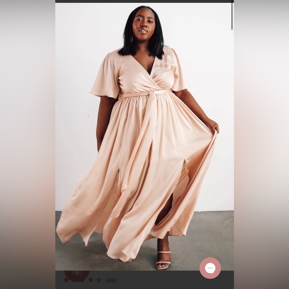 Baltic Born- Sicily Satin Maxi Dress XXL - Picture 6 of 6